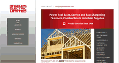 Desktop Screenshot of angeloselectric.com